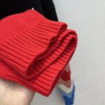 Louis Vuitton LV Men LV Tricolor Knit High Neck Pullover Cashmere Bright Red – Image 7