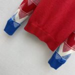 Louis Vuitton LV Men LV Tricolor Knit High Neck Pullover Cashmere Bright Red – Image 5