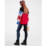 Louis Vuitton LV Women LV Tricolor Knit High Neck Pullover Cashmere Bright Red - Image 15