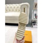 Louis Vuitton LV Women Laureate Platform Desert Boot Beige Calf Leather Treaded Rubber Outsole - immagine 10