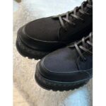 Louis Vuitton LV Women Laureate Platform Desert Boot Black Textile Leather Laces Treaded Rubber - Image 11