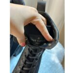 Louis Vuitton LV Women Laureate Platform Desert Boot Black Textile Leather Laces Treaded Rubber - Image 12