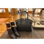 Louis Vuitton LV Women Lock It MM Black Taurillon Leather Smooth Calfskin Calf Leather - Image 5
