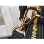 Louis Vuitton LV Women Lock It MM Black Taurillon Leather Smooth Calfskin Calf Leather - Image 10