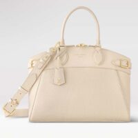 Louis Vuitton LV Women Lock It MM Crème Beige Taurillon Leather Calfskin Calf Leather (10)