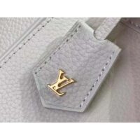 Louis Vuitton LV Women Lock It MM Crème Beige Taurillon Leather Calfskin Calf Leather (10)