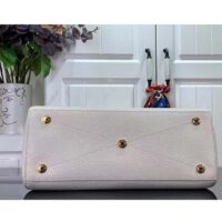 Louis Vuitton LV Women Lock It MM Crème Beige Taurillon Leather Calfskin Calf Leather (10)