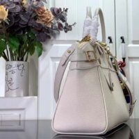 Louis Vuitton LV Women Lock It MM Crème Beige Taurillon Leather Calfskin Calf Leather (10)