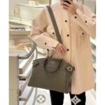 Louis Vuitton LV Women Lock It MM Earth Taurillon Leather Smooth Calfskin Calf Leather – Bild 13