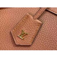 Louis Vuitton LV Women Lock It MM Gold Taurillon Leather Smooth Calfskin Calf Leather (6)