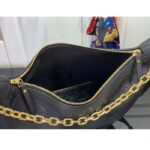 Louis Vuitton LV Women Loop Hobo Black Monogram Empreinte Embossed Grained Cowhide Leather - immagine 6