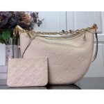 Louis Vuitton LV Women Loop Hobo Cream Monogram Empreinte Embossed Grained Cowhide Leather - immagine 3