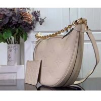 Louis Vuitton LV Women Loop Hobo Cream Monogram Empreinte Embossed Grained Cowhide Leather (2)