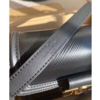 Louis Vuitton LV Women Mini Dauphine Handbag Black Epi Grained Cowhide Leather Microfiber Lining (1)