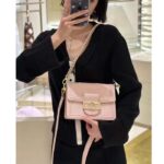 Louis Vuitton LV Women Mini Dauphine Handbag Pink Epi Grained Cowhide Leather - Image 14