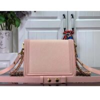 Louis Vuitton LV Women Mini Dauphine Handbag Pink Epi Grained Cowhide Leather (7)