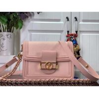 Louis Vuitton LV Women Mini Dauphine Handbag Pink Epi Grained Cowhide Leather (7)