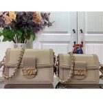 Louis Vuitton LV Women Mini Dauphine Handbag Poivre Brown Epi Grained Cowhide Leather – Bild 11