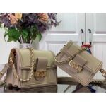 Louis Vuitton LV Women Mini Dauphine Handbag Poivre Brown Epi Grained Cowhide Leather – Bild 13