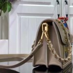 Louis Vuitton LV Women Mini Dauphine Handbag Poivre Brown Epi Grained Cowhide Leather – Bild 4