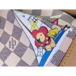 Louis Vuitton LV Women Nano Noé Bucket Bag Dragon Fruit Pink Damier Azur Coated Canvas - Image 7