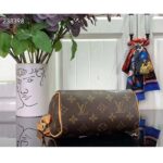 Louis Vuitton LV Women Nano Speedy Bag Pink Monogram Coated Canvas Cowhide Leather - Imagen 5