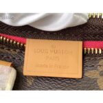Louis Vuitton LV Women Nano Speedy Bag Pink Monogram Coated Canvas Cowhide Leather - Imagen 10