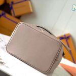 Louis Vuitton LV Women NéoNoé MM Bucket Bag Tourterelle Gray Cream Embossed Grained Cowhide Leather - Image 6