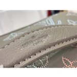 Louis Vuitton LV Women Nice Mini Toiletry Pouch Gray Mahina Perforated Calfskin Leather - Image 8