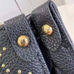 Louis Vuitton LV Women Onthego PM Black Monogram Empreinte Grained Cowhide Leather Studs - Imagen 7
