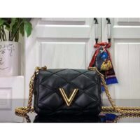 Louis Vuitton LV Women Pico GO-14 Black Lamb Leather Lambskin Cowhide Leather (17)