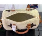 Louis Vuitton LV Women SKI Speedy Bandoulière 25 Cream/Brown Shearling Cowhide-Leather - Image 7