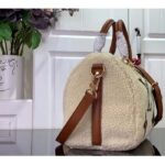 Louis Vuitton LV Women SKI Speedy Bandoulière 25 Cream/Brown Shearling Cowhide-Leather - Image 5