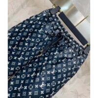 Louis Vuitton LV Women Tricolor Monogram Jogging Pants Polyamide Navy Red (14)