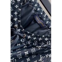 Louis Vuitton LV Women Tricolor Monogram Jogging Pants Polyamide Navy Red (14)