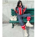 Louis Vuitton LV Women Tricolor Monogram Puffer Jacket Polyamide Navy Red - immagine 13