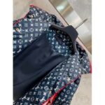 Louis Vuitton LV Men Tricolor Monogram Puffer Jacket Polyamide Navy Red - Image 8