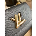 Louis Vuitton LV Women Twist MM Black Epi Grained Cowhide Leather - Image 8