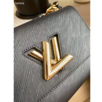 Louis Vuitton LV Women Twist MM Black Epi Grained Cowhide Leather (10)