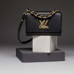 Louis Vuitton LV Women Twist MM Black Epi Grained Cowhide Leather - Image 9
