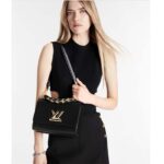 Louis Vuitton LV Women Twist MM Black Epi Grained Cowhide Leather - Image 16