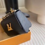 Louis Vuitton LV Women Twist MM Black Epi Grained Cowhide Leather - Image 4