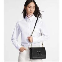 Louis Vuitton LV Women Twist MM Black Epi Grained Cowhide Leather Smooth-Cowhide Trim (1)
