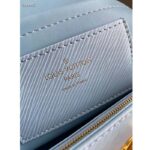 Louis Vuitton LV Women Twist MM Bleu Nuage Blue Epi Grained Smooth Cowhide Leather - Image 10