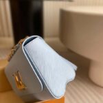 Louis Vuitton LV Women Twist MM Bleu Nuage Blue Epi Grained Smooth Cowhide Leather - Image 7
