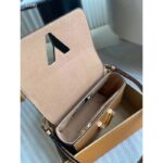 Louis Vuitton LV Women Twist MM Camel Light Brown Epi Grained Cowhide Leather - Image 8