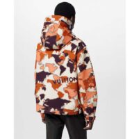 Louis Vuitton Men Cotton Hooded Blouson Regular Fit LV Mappamundi Signature Printed All Over (6)