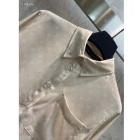 Louis Vuitton Men LV Monogram Cloud Shirt Silk Pinkish Beige Regular Fit (5)