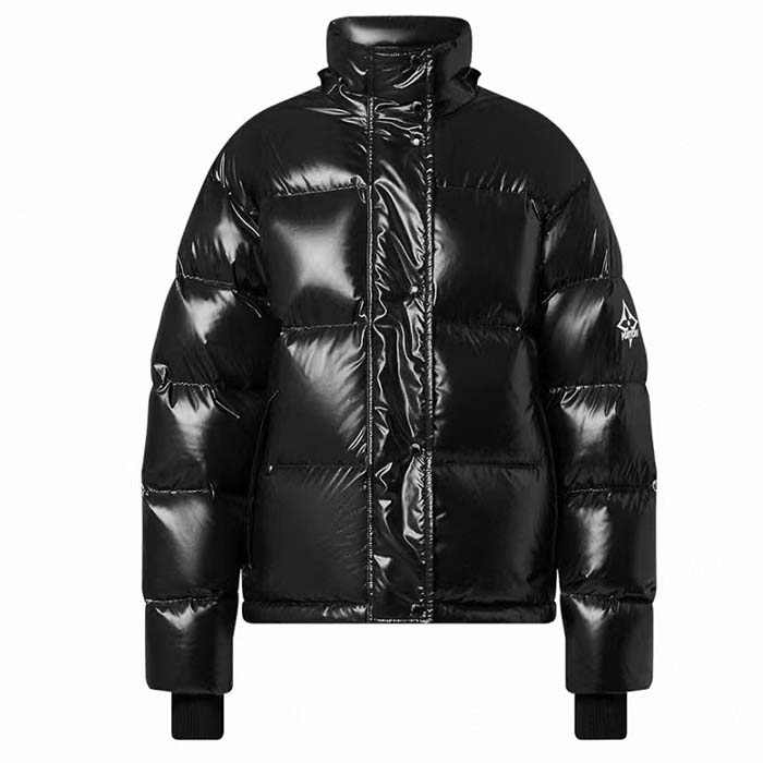 Louis Vuitton Men LV SKI Glossy Nylon Puffer Jacket Polyamide Black