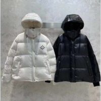 Louis Vuitton Women LV SKI Glossy Nylon Puffer Jacket Polyamide White (6)